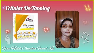 Qraa Facial Kit Review  Detan Facial Step by Step Full Review  A Smytten Product [upl. by Hluchy636]