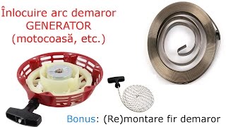 Reparare Arc demaror  remontare franghie [upl. by Funk]