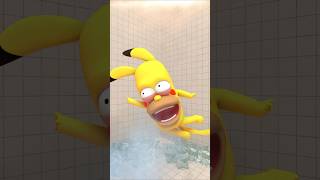 Showers are too sensitive ver4 animation memes funny shorts ForYou Trending simpson [upl. by Adnawed]