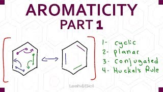 Aromaticity Part 1  Cyclic Planar Conjugated and Huckels Rule [upl. by Bouchard996]