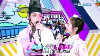 ENG 092520 MC SOOBIN amp MC ARIN OPENING CUT MUSIC BANK [upl. by Yttig60]