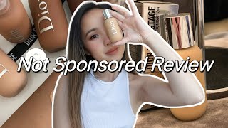 Dior Backstage Face and Body Foundation on Hormonal Acne Combination Oily Asian Skin weartest [upl. by Atteram]