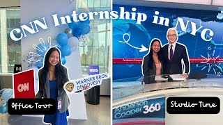 Last Week in NYC CNN Internship NYC Office Tour Anderson Cooper 360 [upl. by Norvil]