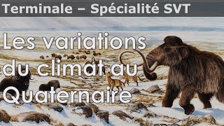 Variations du climat au Quaternaire  SVT  Terminale [upl. by Denise]