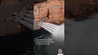 Glen Canyon Dam releases water [upl. by Berry]