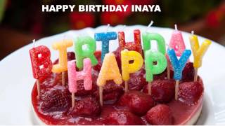 Inaya birthday song  Cakes  Happy Birthday INAYA [upl. by Rosanne]