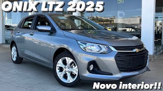 Chevrolet Onix LTZ 2025  Agora com novo interior 4K [upl. by Ahsinahs607]