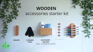 Legamaster 17pc Wooden Accessory Starter Kit [upl. by Polito360]