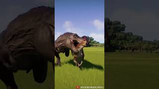 TRex grabs Para by the head and throws it to the ground  Jurassic World Evolution 2 Shorts [upl. by Shina963]