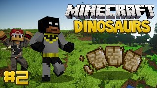 Minecraft Dinosaurs Mod Fossils and Archaeology Survival Series Episode 2  Analyzing Relics [upl. by Baten]