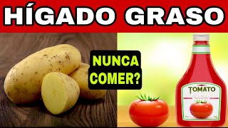 7 Alimentos PROHIBIDOS para HÍGADO GRASO y 11 Mejores Alimentos y Hábitos para Grasa en el Hígado [upl. by Eillen]