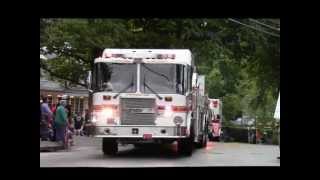 Briarcliff Manor Volunteer Fire Department at Katonah Fire Parade Watch in HD [upl. by Enhpad]