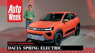 Dacia Spring Electric 2024  Eerste Kennismaking [upl. by Irrek176]