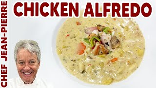 Chicken Alfredo In a Soup  Chef JeanPierre [upl. by Rinee]