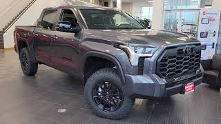 2024 Toyota Tundra Limited w Lift Kit in Magnetic Grey Metallic [upl. by Dituri847]