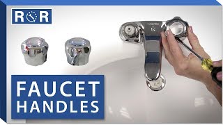 Handles Repair and Replace 2 Handle Bathroom Faucet [upl. by Tor689]