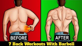 7 Dynamic Back Workout With Barbell To Get VTaper Back [upl. by Esau]