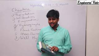 Hydrology  Introduction  Hydrological Cycle Important topics Best Book CIVIL ENGINEERING GATE [upl. by Kristal]