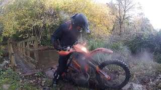 This is NOT a Bridleway  CRF vs KTM  Devon Green Laning [upl. by Bran332]