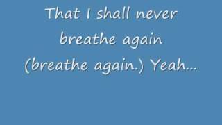 Toni Braxton  Breathe Again Lyrics [upl. by Annabelle]