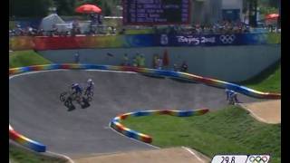 AnneCaroline Chausson Win Womens BMX Gold  Beijing 2008 Olympics [upl. by Iznyl156]