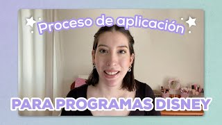 CÓMO TRABAJAR EN DISNEY CV Y COVER LETTERPARTE 1 [upl. by Annairda]