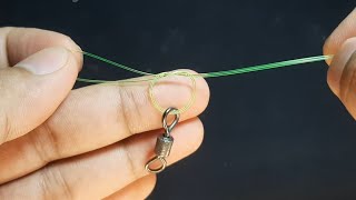 The palomar knot A very strong fishing knot and the easiest to make [upl. by Atsiuqal]