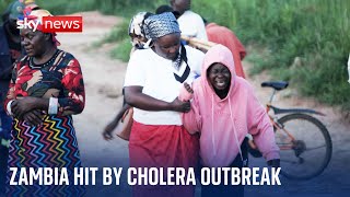 Scramble to contain cholera crisis in Zambia [upl. by Mcclish]