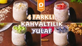 4 Farklı Kahvaltılık Yulaf  Kahvaltı Tarifleri [upl. by Loralyn]