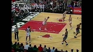 1998 Dennis Rodman hits 3 threes in a row [upl. by Pasia]