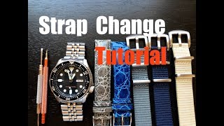 How To Change A Watch Strap  Watch Strap Change TUTORIAL [upl. by Billat688]