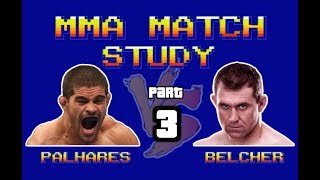 MMA Match Study Alan Belcher vs Rousimar “Toquinho” Palhares  Part 3 [upl. by Llenral660]