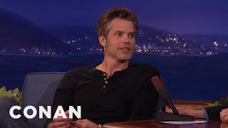 Timothy Olyphant Playing Timothy Olyphant Is The Role Of A Lifetime  CONAN on TBS [upl. by Leumhs]