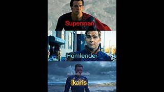 Superman vs homlender vs ikaris marvel comicbookcompany batlle [upl. by Lleval]