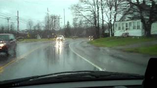 Calais Maine North Street Flooding near Police and Fire Stations due to December rains 2010 [upl. by Claribel]