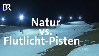 Lichtverschmutzung durch FlutlichtPisten Skifahren vs Natur  UNKRAUT [upl. by Gabriellia]