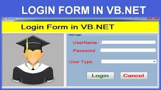 How to create Login Form in Visual BasicNet with SQL Server Database CODERBABA [upl. by Virginie999]