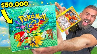 I Opened The Rarest Pokemon Box In The World 50000 [upl. by Mehta]