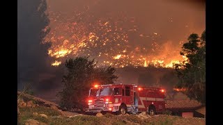 Woolsey Fire in Los Angeles Timelapse [upl. by Tongue]