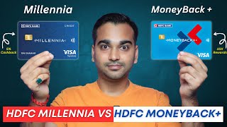 HDFC Millennia vs HDFC MoneyBack Plus A Detailed Comparison 🔥 [upl. by Nerita]