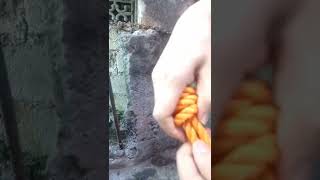 how to tie Scaffold knot rope tricks tutorial [upl. by Ardaid72]