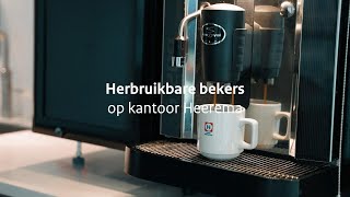 Nieuwe regels wegwerpplastic  herbruikbare bekers op kantoor Heerema [upl. by Tnaryb]