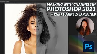 Channel Masks in Photoshop  Super clean edges  Bonus clip on how RGB works in Photoshop [upl. by Aleinad]