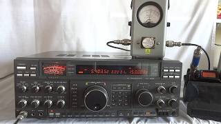 Yaesu FT 1000 HF SSB transceiver 200 watts [upl. by Oeflein542]