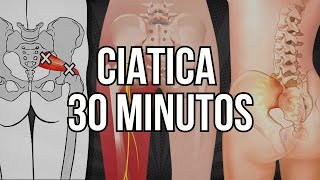 Rutina de EJERCICIOS para la CIATICA  30 minutos HAZ LOS EJERCICIOS CONMIGO [upl. by Hserus]