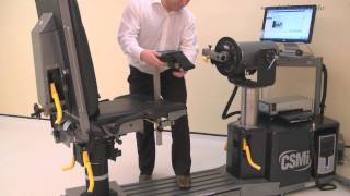 Isokinetic forearm pronation supination test CSMI Humac Cybex Norm set up [upl. by Worl852]