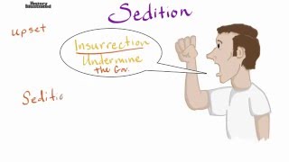 Sedition Definition for Kids [upl. by Redliw]