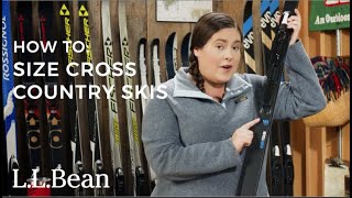 How To Size Cross Country Skis [upl. by Wyck]