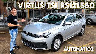 VIRTUS TSI AUTOMÁTICO 2024  Bem Equipado e Muito Espaço Interno [upl. by Zippel18]