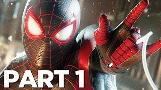 SPIDERMAN MILES MORALES PS5 Walkthrough Gameplay Part 1  INTRO Playstation 5 [upl. by Divaj334]